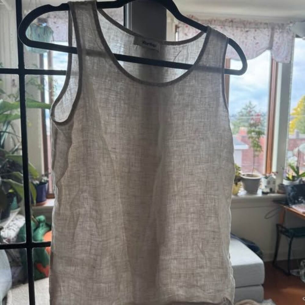 Worthier Linen Tank Top